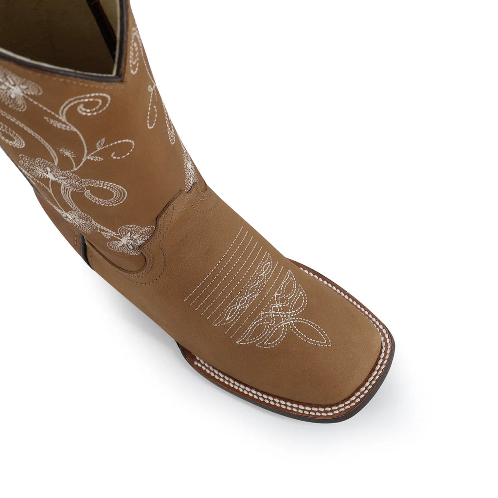 BOTA VAQUERA PARA DAMA DE PIEL MODELO CASTILLA