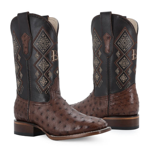 BOTA VAQUERA BULLDOG AVESTRUZ CAFE