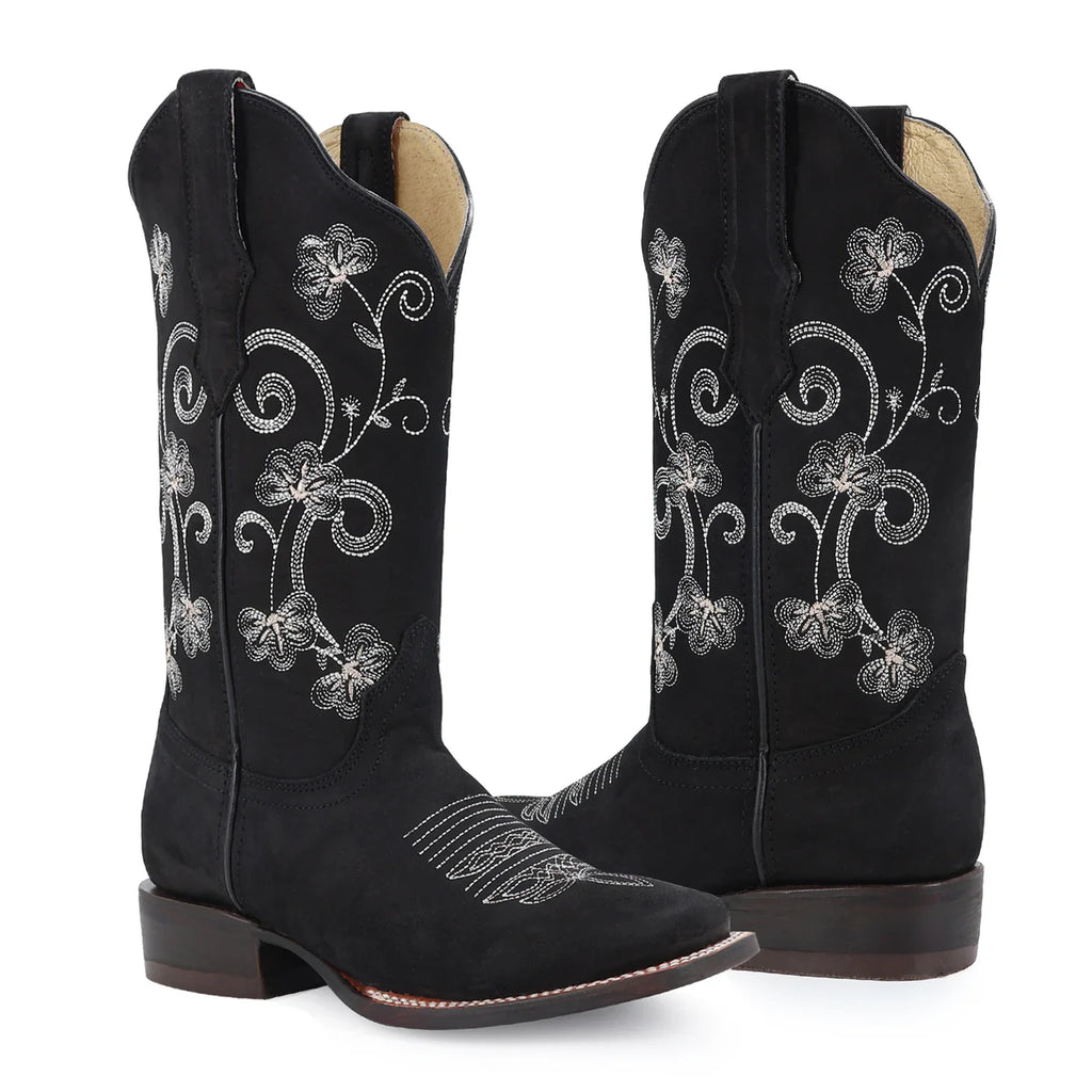 BOTA VAQUERA PARA DAMA DE PIEL MODELO CASTILLA