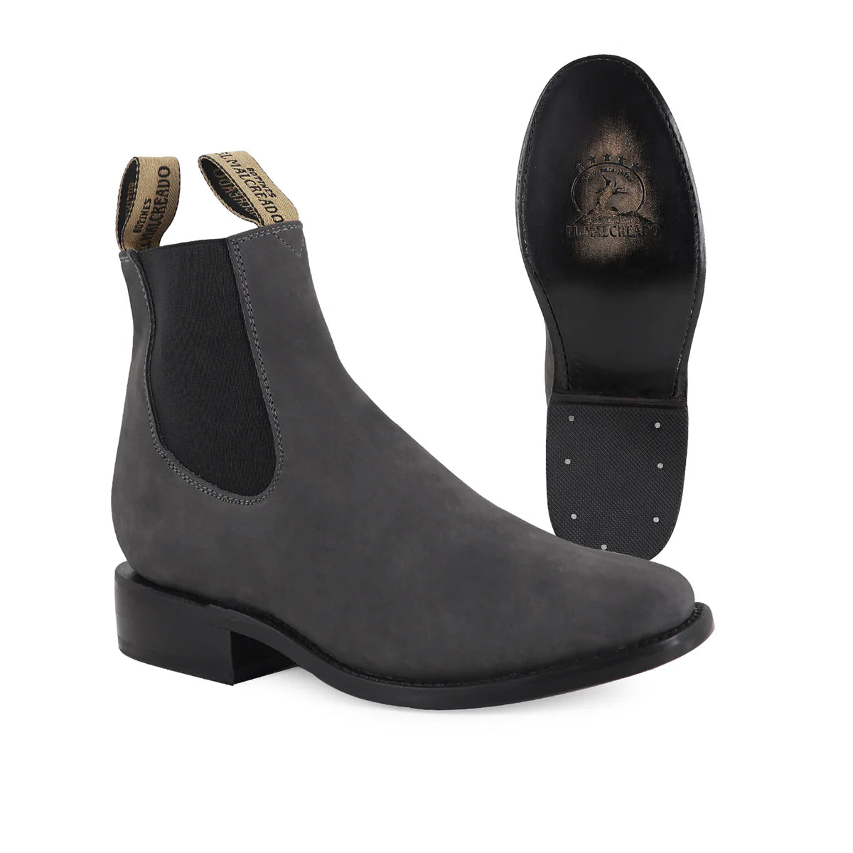 BOTÍN CHELSEA GRIS NOBUCK