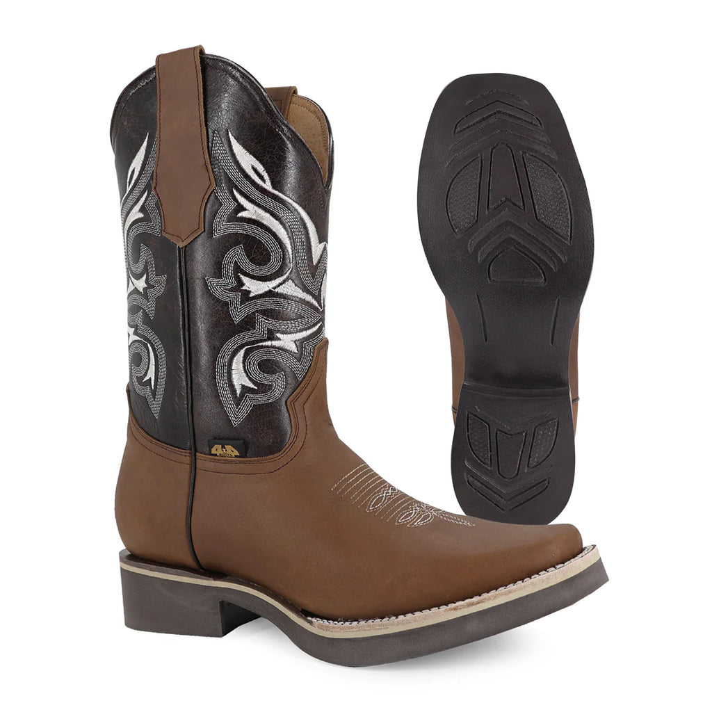 BOTA VAQUERA RODEO CRAZY SUELA POLIURETANO MIEL