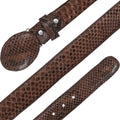 CINTURON VAQUERO PARA HOMBRE EN PIEL DE PITON