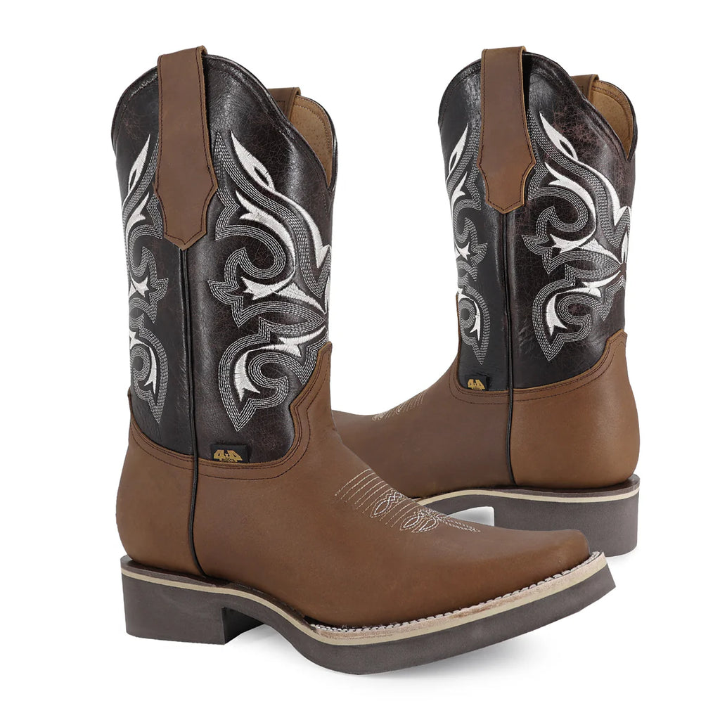 BOTA VAQUERA RODEO CRAZY SUELA POLIURETANO MIEL