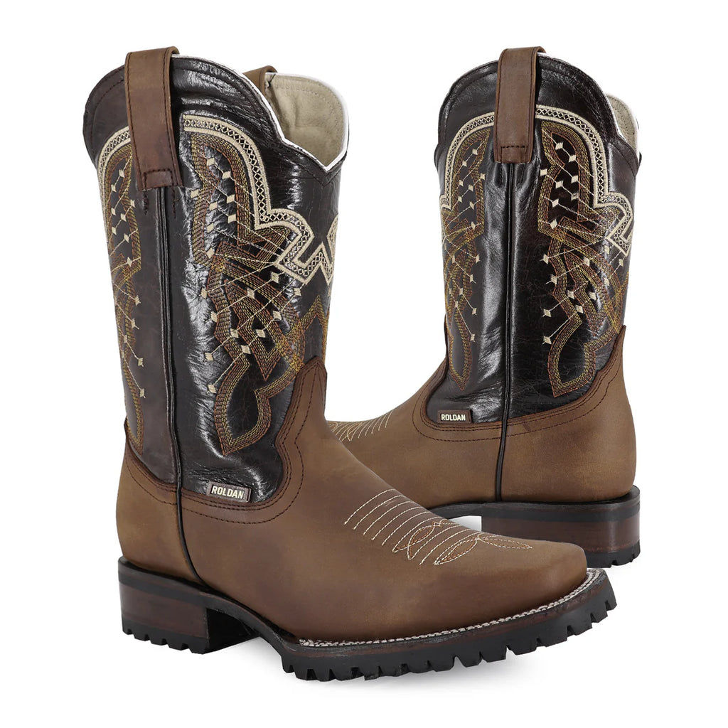 BOTA VAQUERA RODEO CRAZY SUELA TRUCK MIEL
