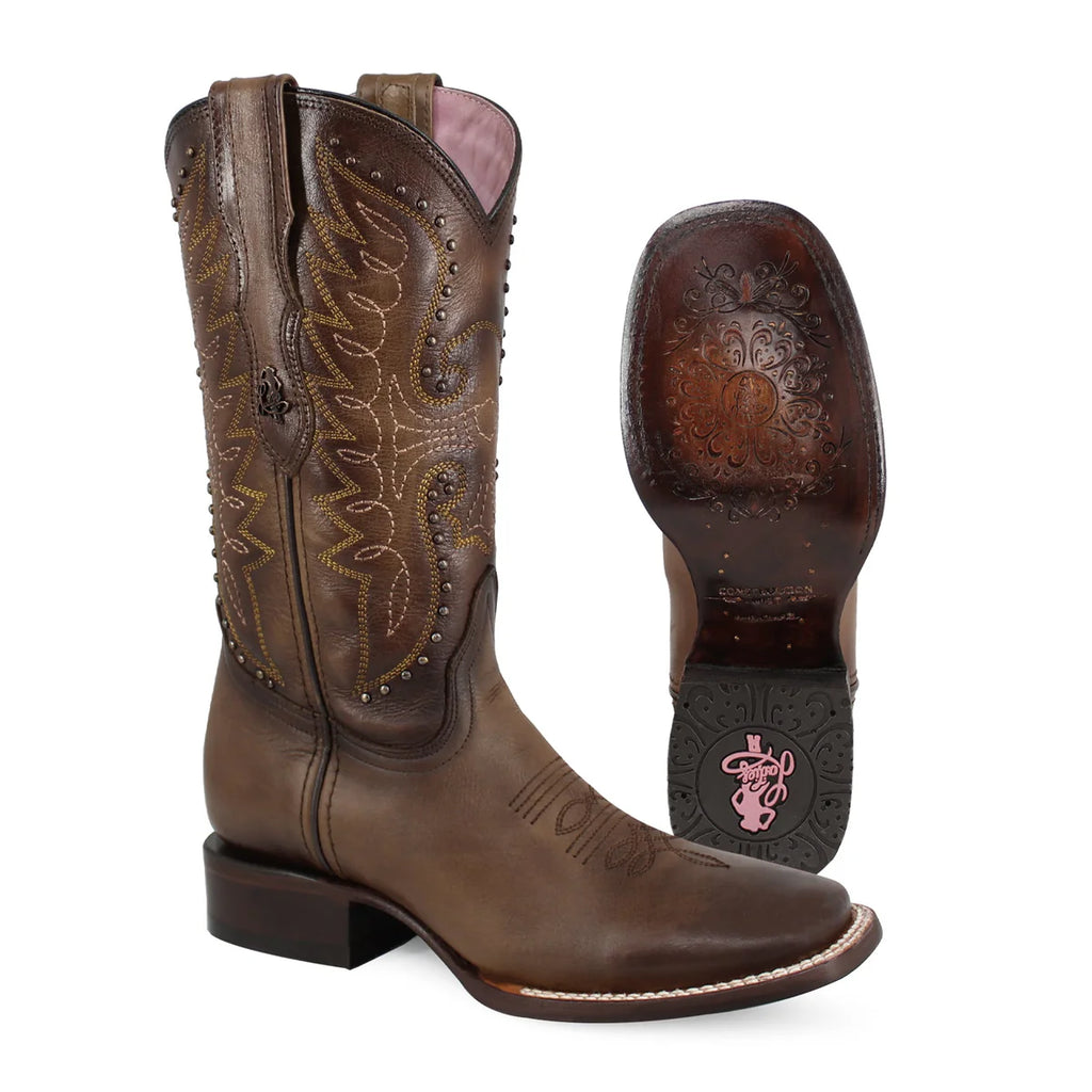 BOTA VAQUERA PARA DAMA DE PIEL MODELO LIBERTY