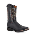 BOTA VAQUERA RODEO CRAZY SUELA POLIURETANO NEGRO
