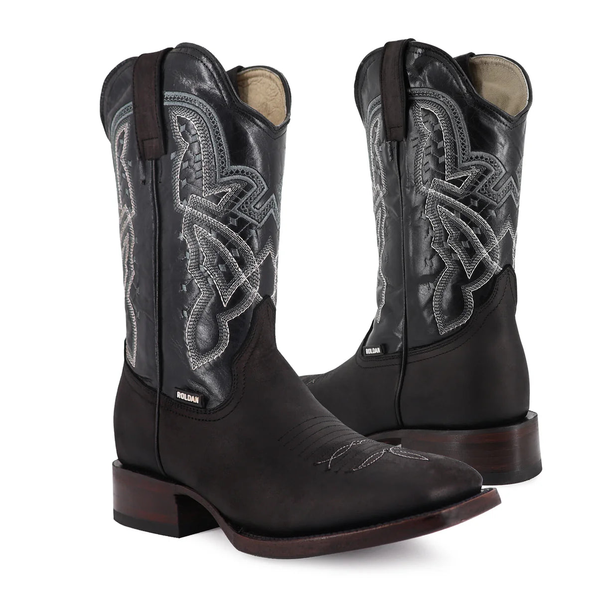 BOTA VAQUERA BULLDOG CRAZY NEGRO