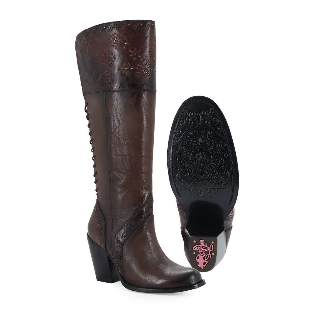 BOTA CASUAL PARA DAMA DE PIEL MODELO PRESUMIDA