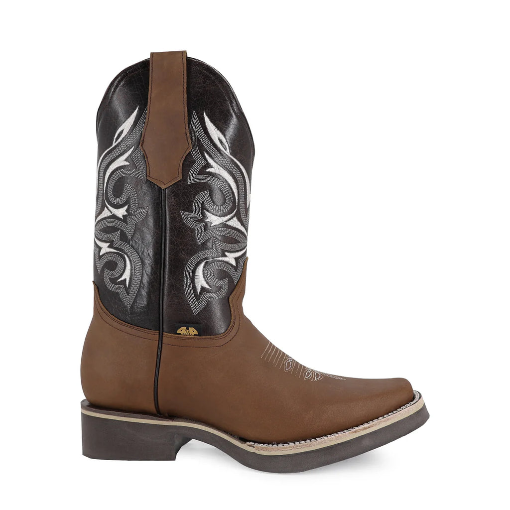 BOTA VAQUERA RODEO CRAZY SUELA POLIURETANO MIEL