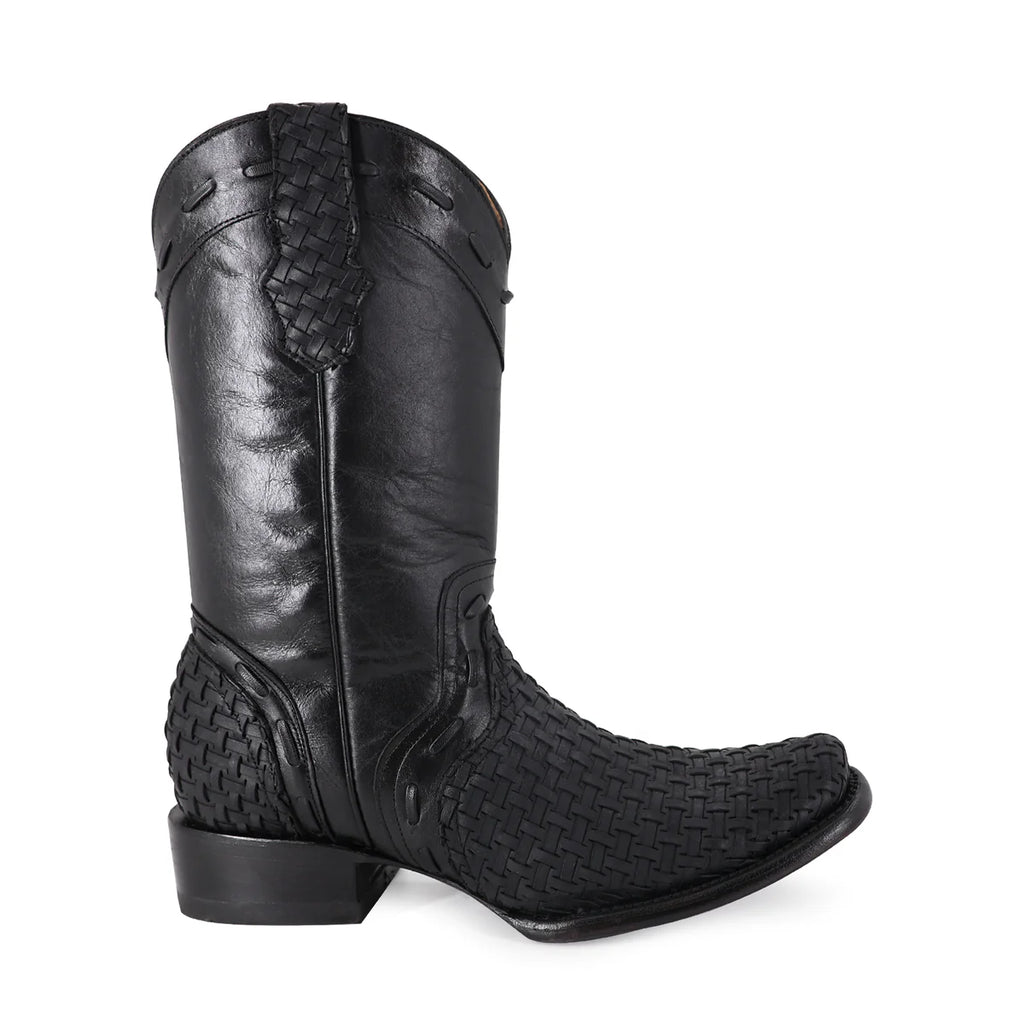 BOTA VAQUERA FRANCO PETATILLO NEGRO