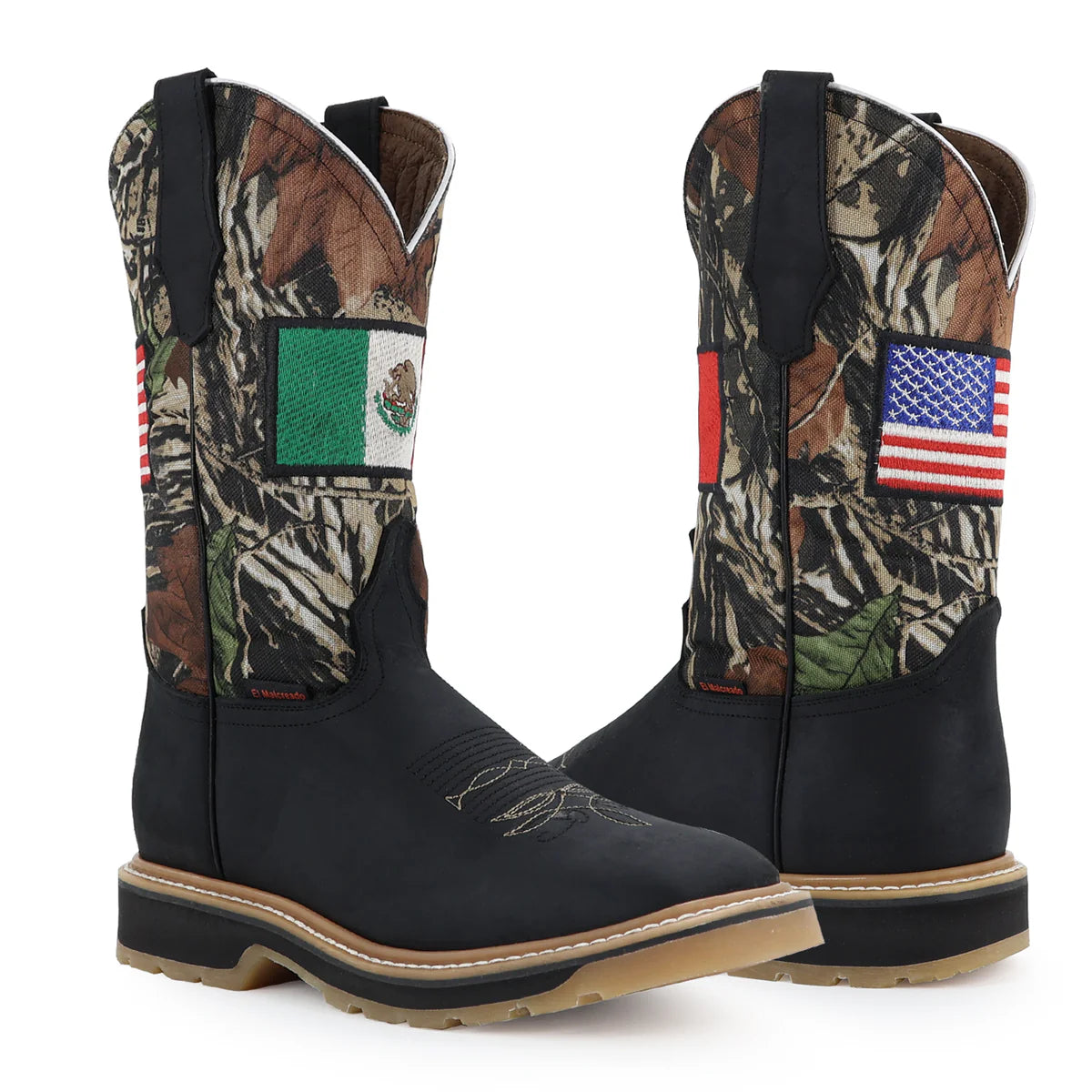 BOTA DE TRABAJO BOXER BAND NEGRO