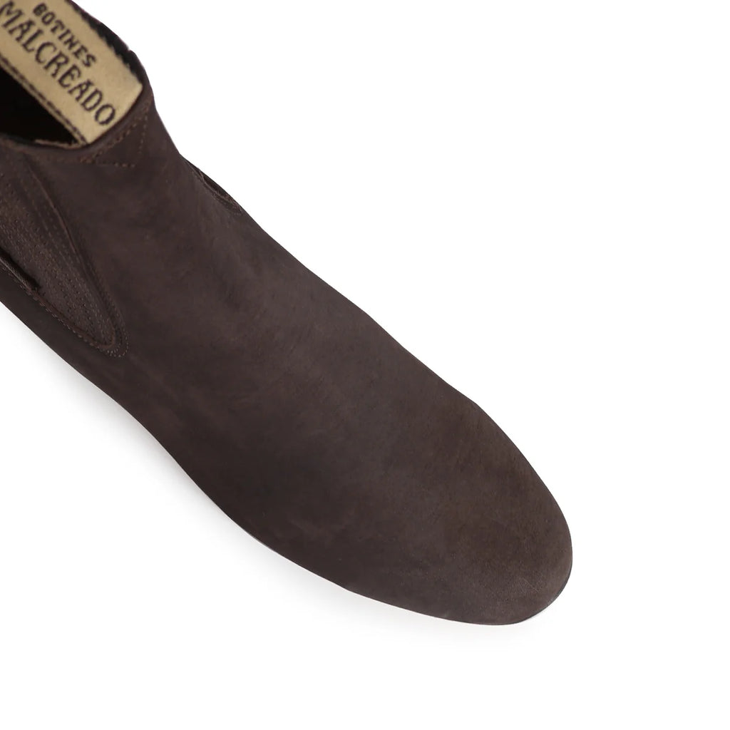 BOTÍN CHARRO CHOCO NOBUCK