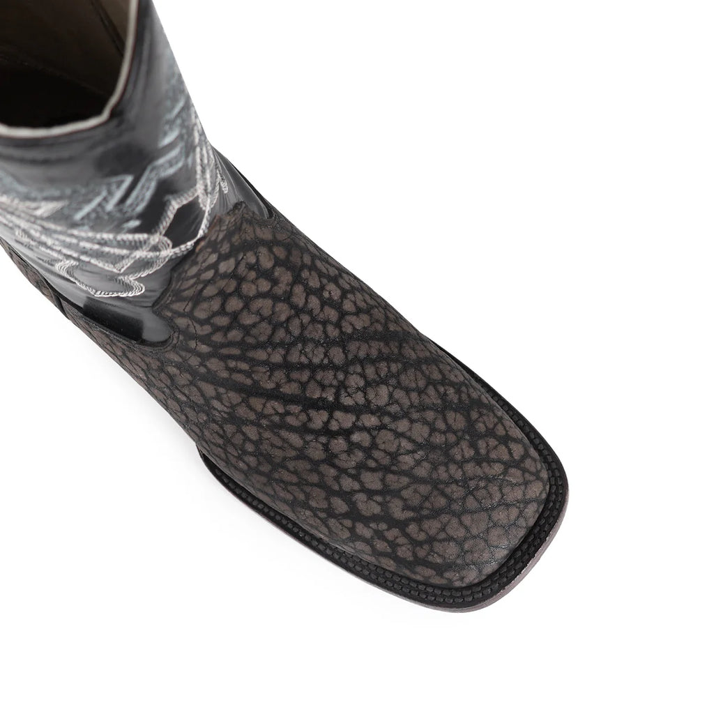 BOTA VAQUERA BULLDOG CUELLO DE TORO GRIS