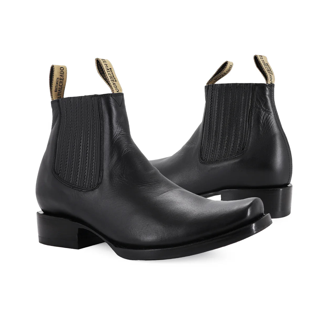 BOTÍN DUBAI FLOTER NEGRO SUELA MEDIA VIDA