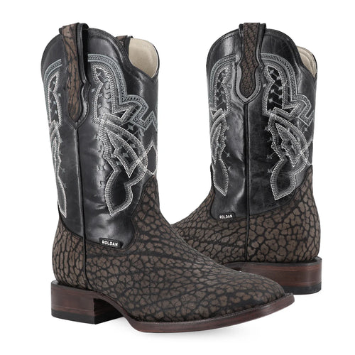 BOTA VAQUERA BULLDOG CUELLO DE TORO GRIS