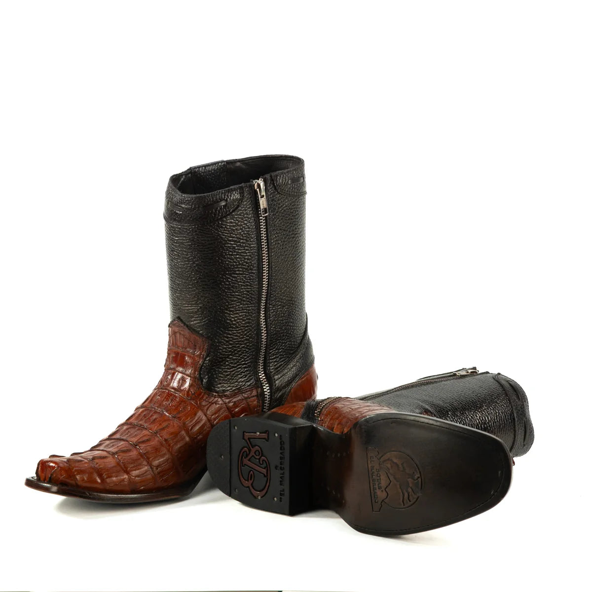 BOTIN DYLAN EN PIEL DE COCODRILO