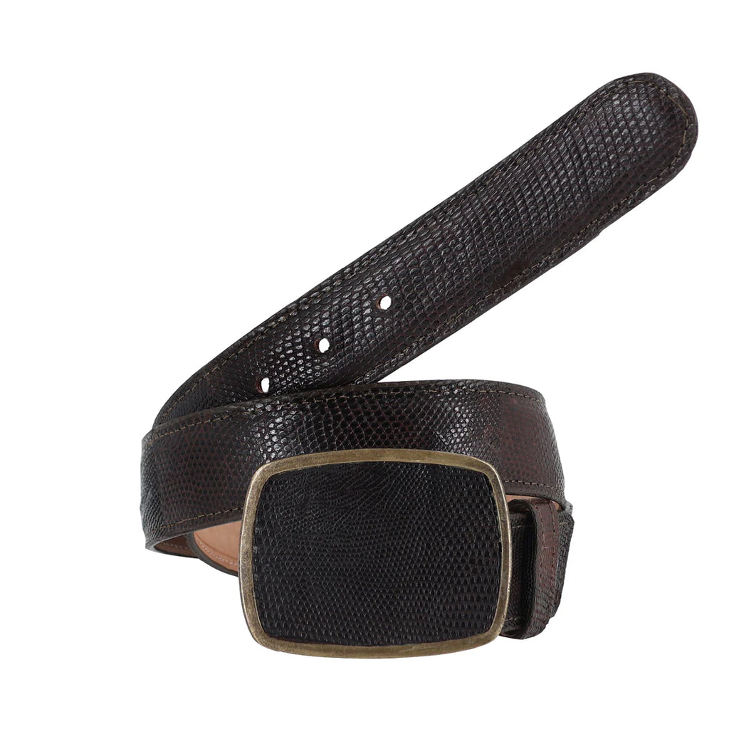 CINTURON HC PARA HOMBRE EN PIEL DE LIZZAR