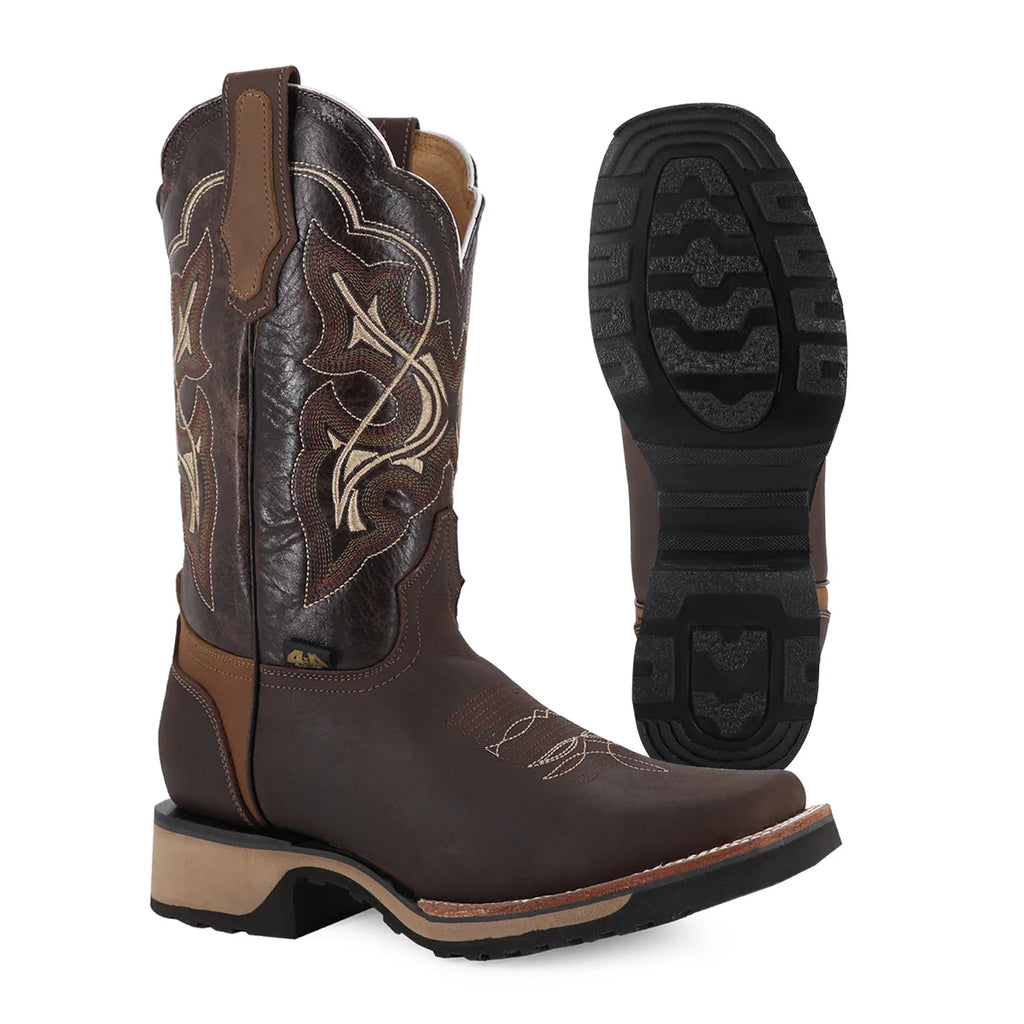 BOTA VAQUERA RODEO RES GOLD CHOCOLATE