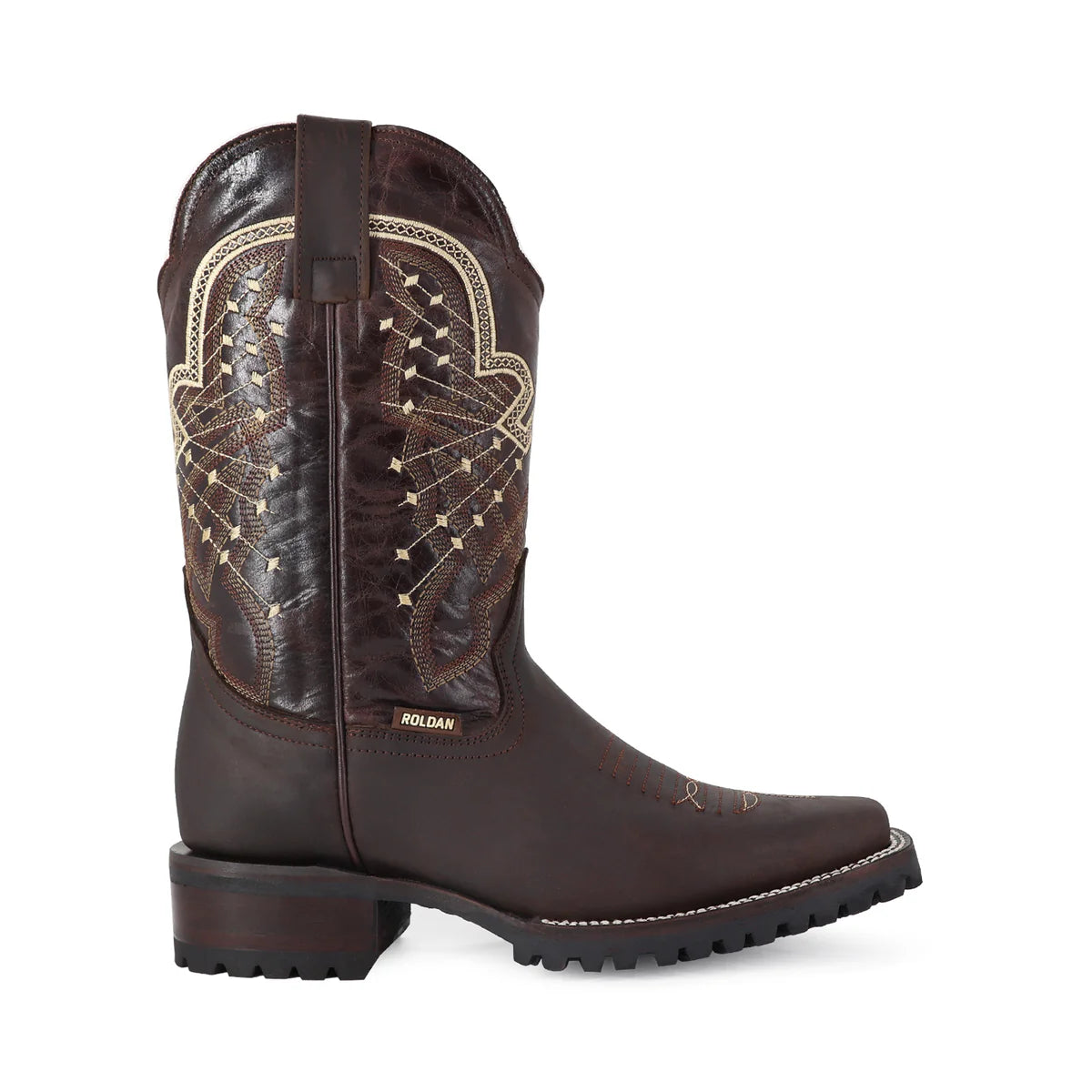 BOTA VAQUERA RODEO CRAZY SUELA TRUCK CHOCO