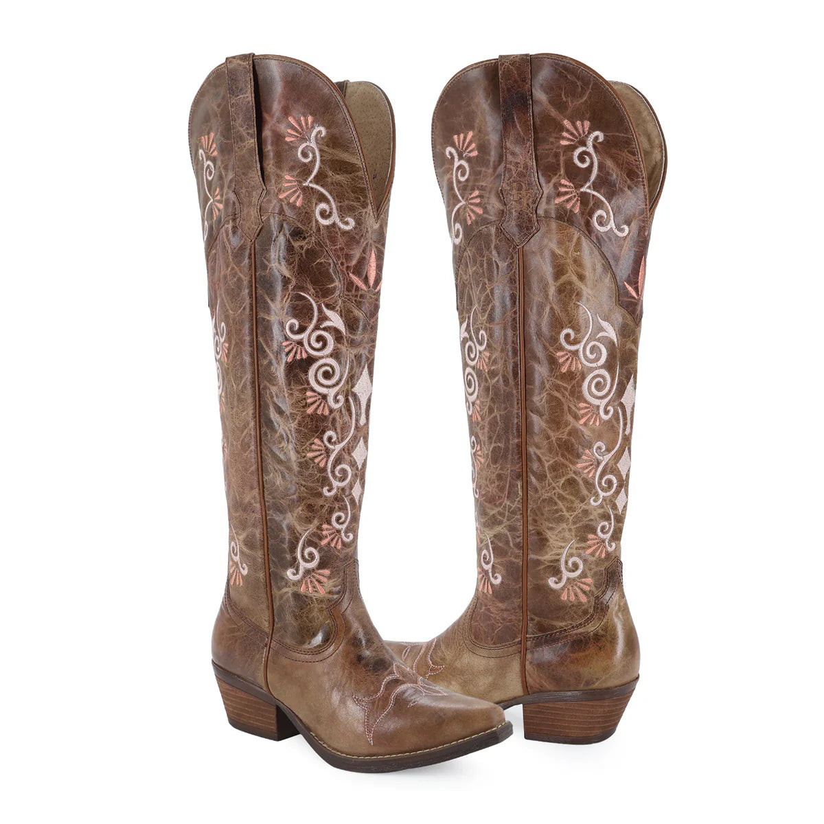 BOTA VAQUERA PARA DAMA DE PIEL MODELO CHERRY