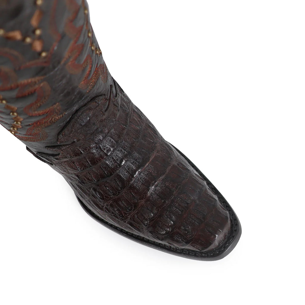 BOTA VAQUERA PARA DAMA DE PIEL DE CAIMAN MODELO BARBIE