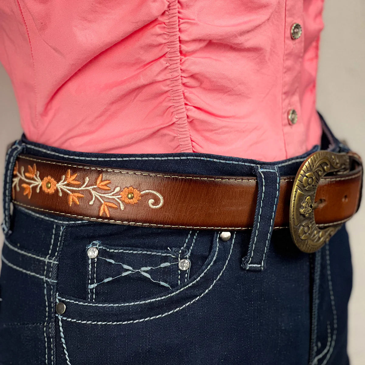 CINTO VAQUERO PARA DAMA MODELO ARMONIA