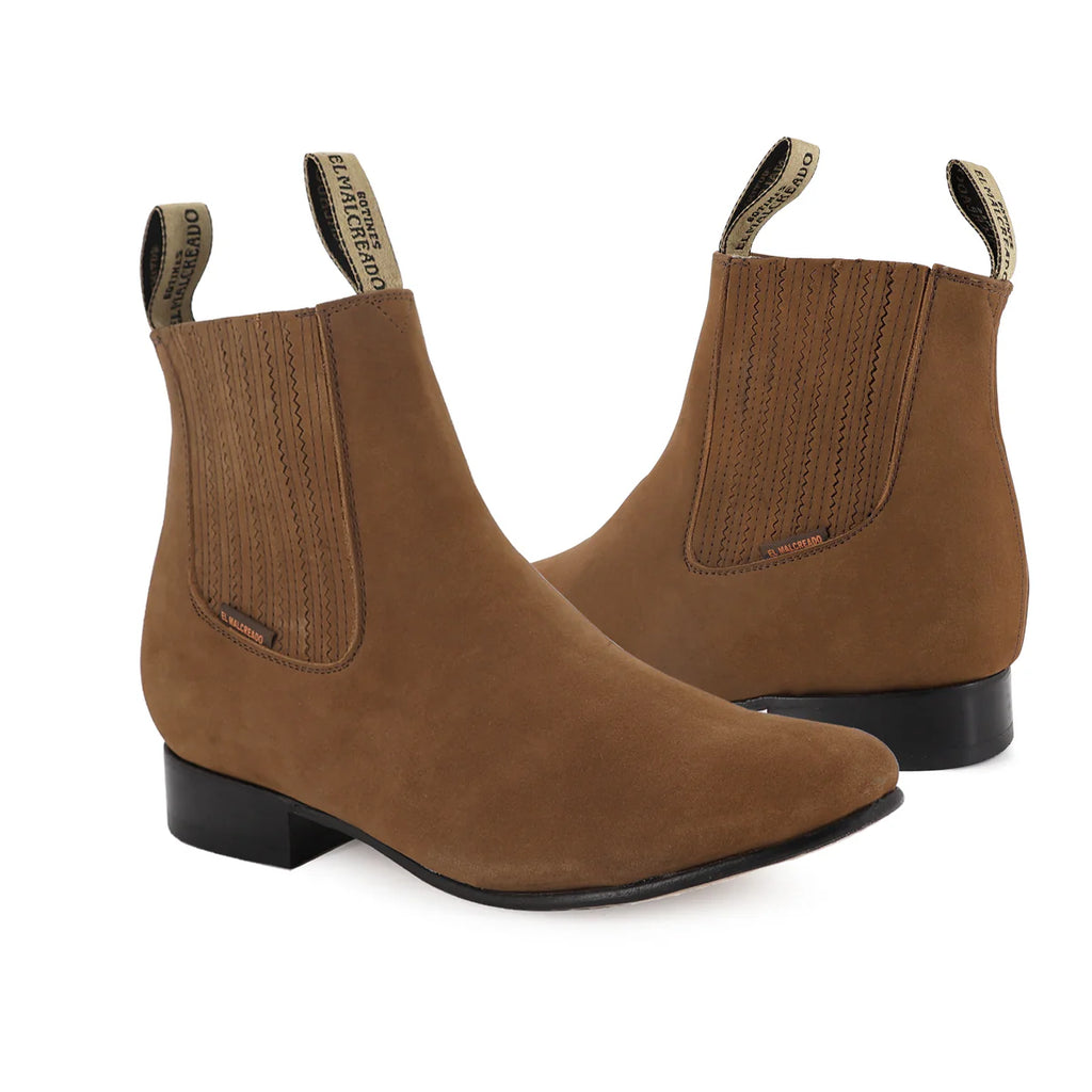 BOTÍN CHARRO TOPO NOBUCK