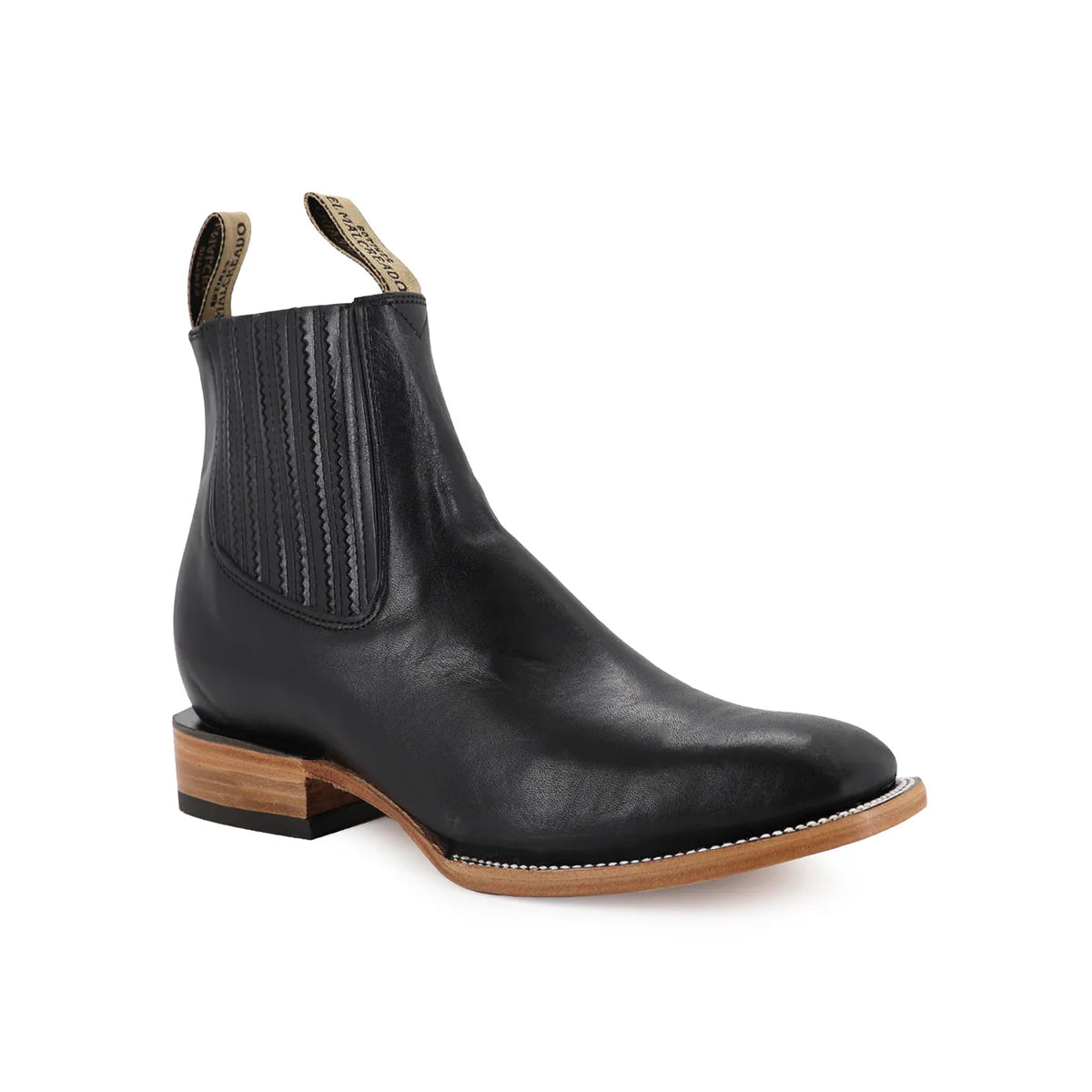 BOTÍN FRANCÉS NEGRO ATANADO