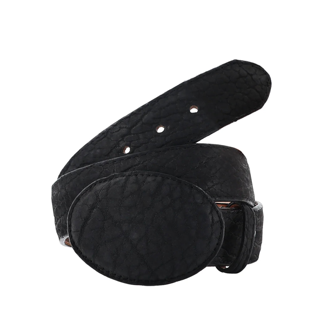 CINTURON VAQUERO PARA HOMBRE EN PIEL DE CUELLO DE TORO