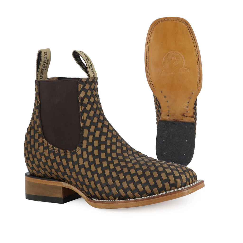 Botín Bulldog Petatillo Choco/Miel