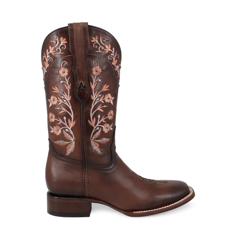 BOTA VAQUERA PARA DAMA DE PIEL MODELO ARMONÍA