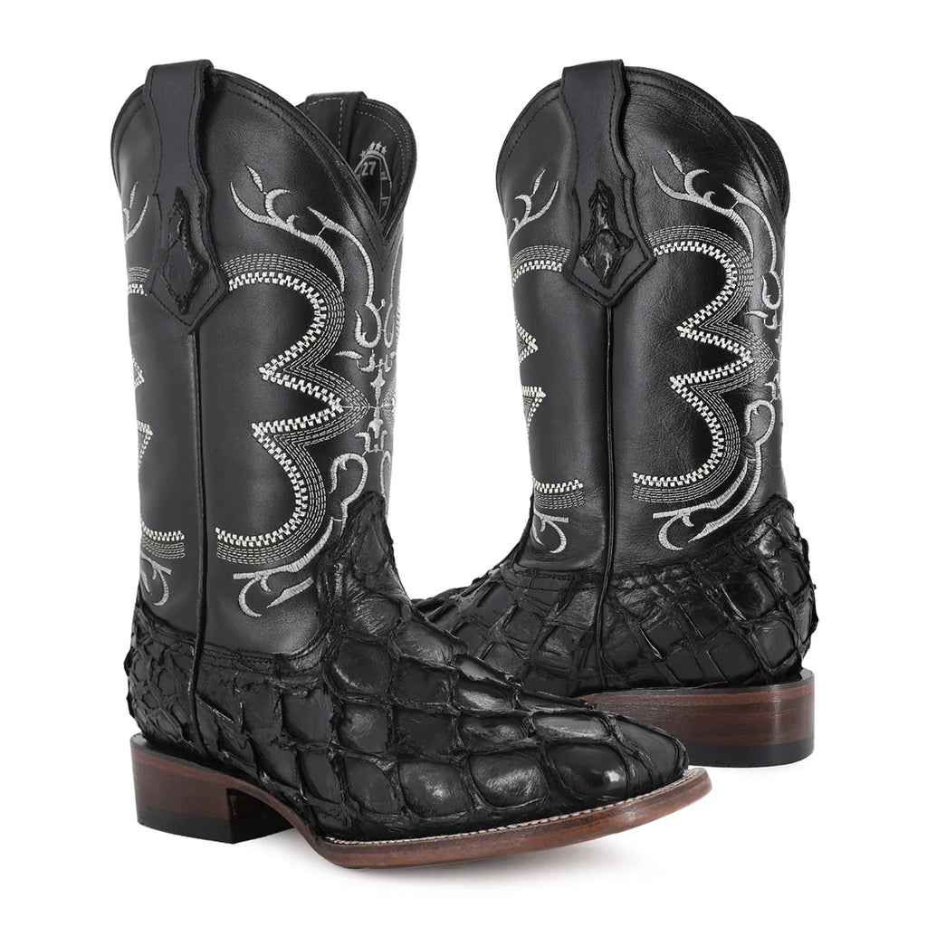 Bota Vaquera Bulldog Pescado Negro