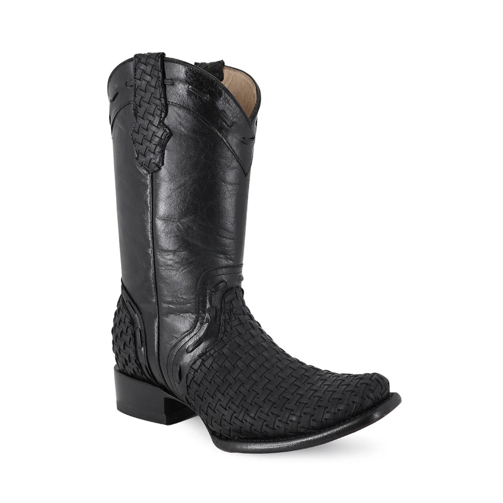 BOTA VAQUERA FRANCO PETATILLO NEGRO