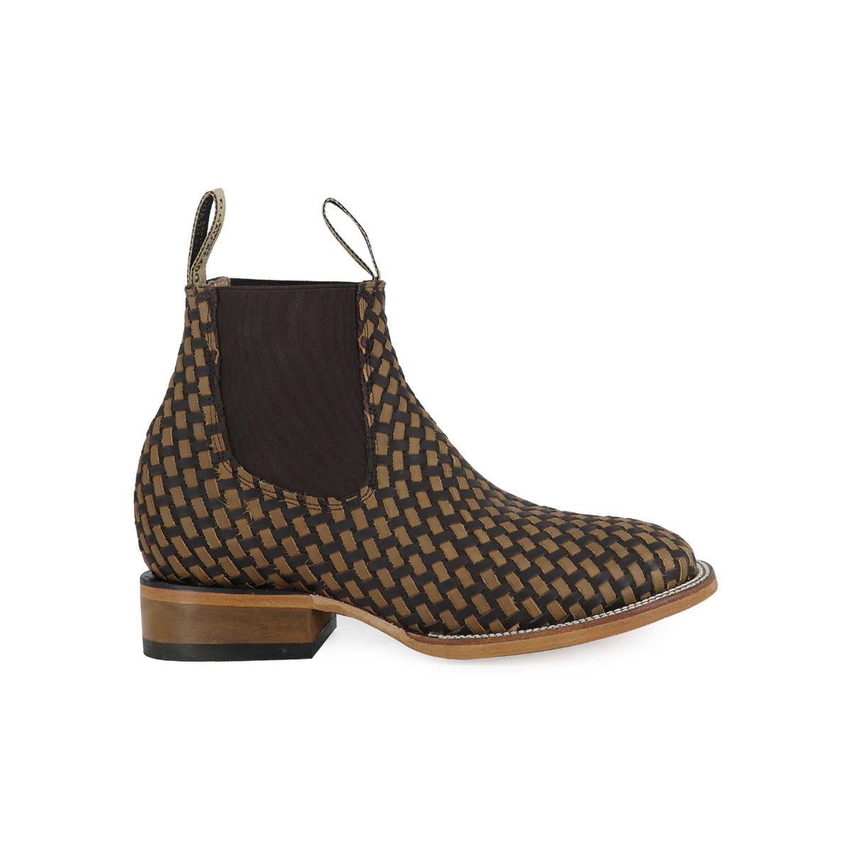 Botín Bulldog Petatillo Choco/Miel