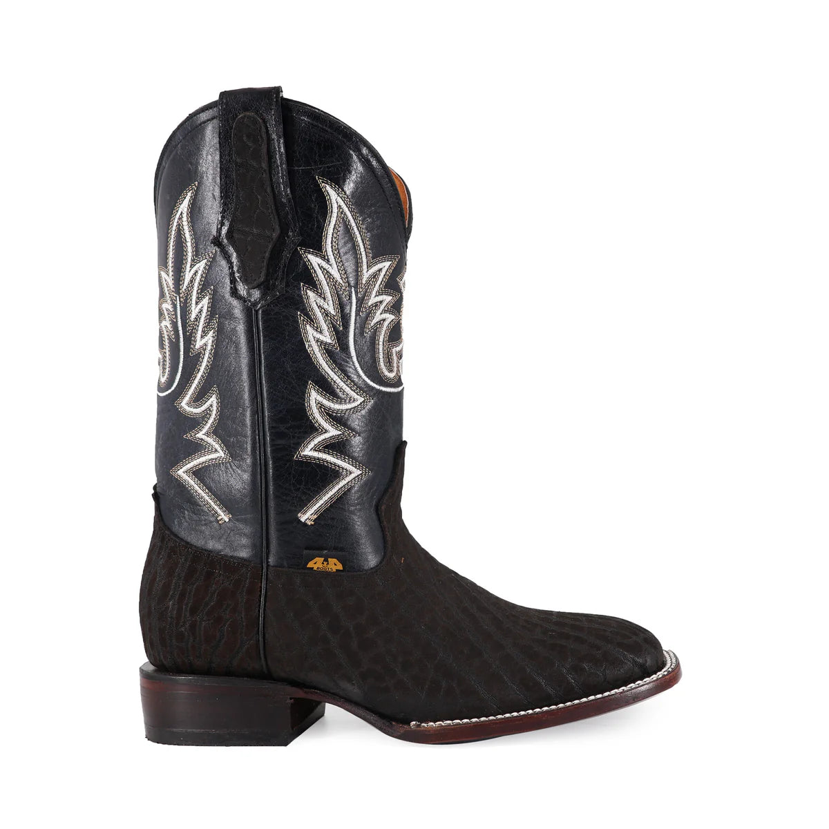 BOTA VAQUERA BULLDOG CUELLO DE TORO NEGRO