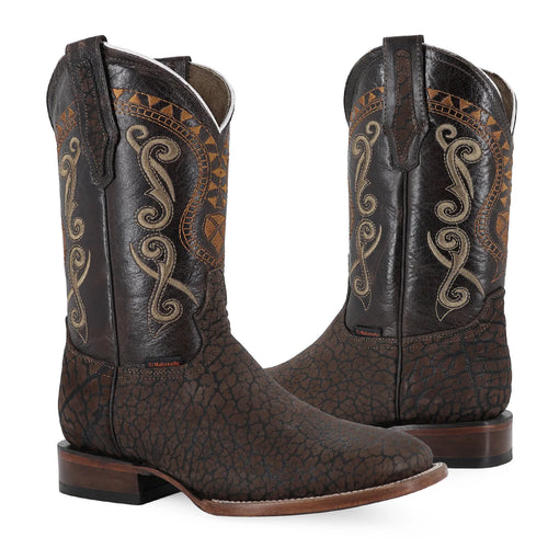 BOTA VAQUERA BULLDOG CUELLO DE TORO CHOCOLATE