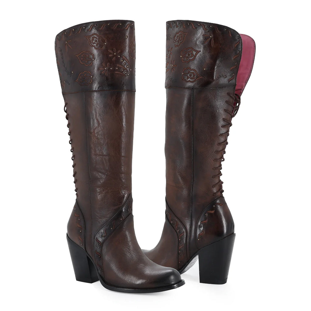 BOTA CASUAL PARA DAMA DE PIEL MODELO PRESUMIDA