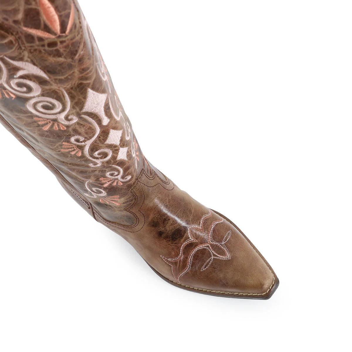 BOTA VAQUERA PARA DAMA DE PIEL MODELO CHERRY