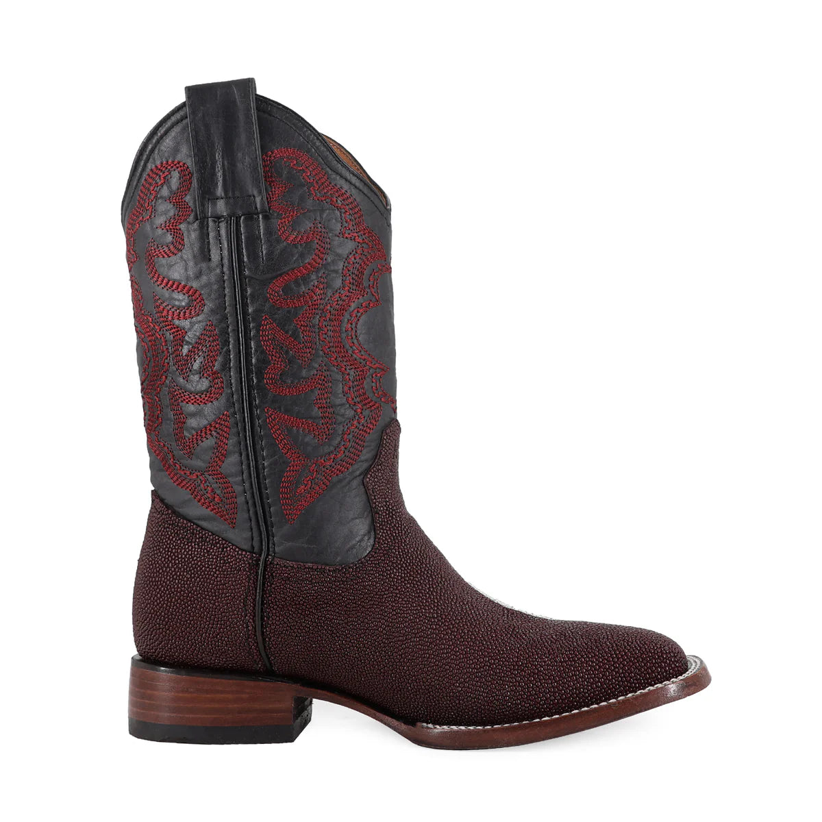 BOTA VAQUERA BULLDOG MANTARRAYA MACHO VINO