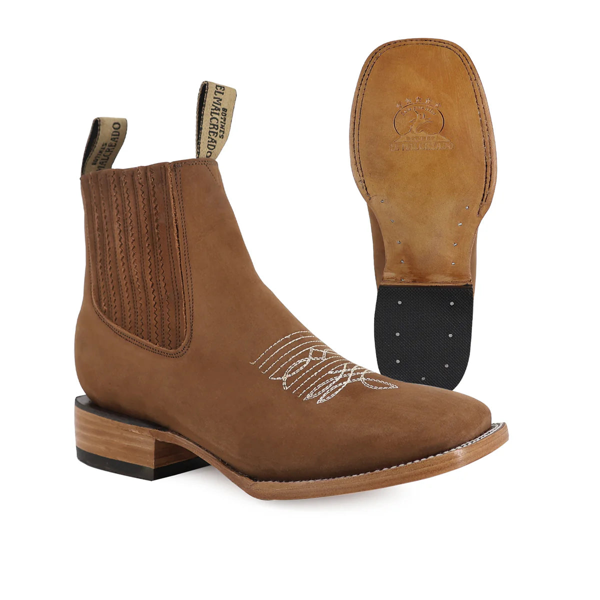 BOTÍN BULLDOG NOBUCK CON RINGLE TOPO