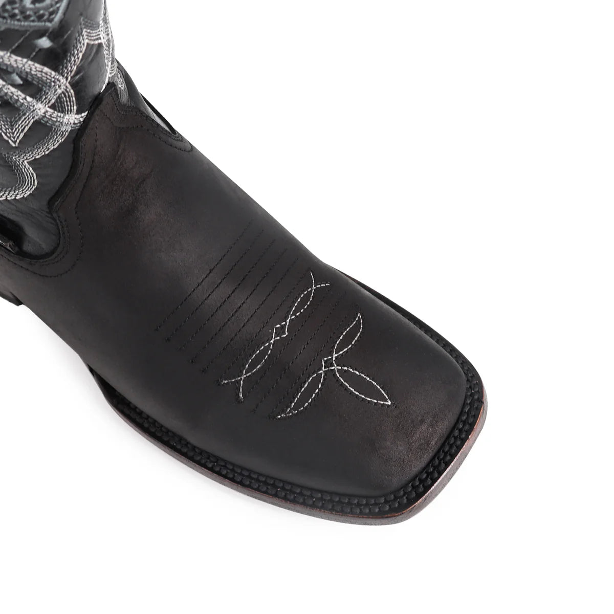 BOTA VAQUERA BULLDOG CRAZY NEGRO