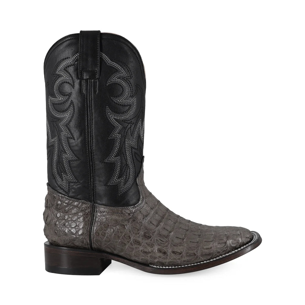 BOTA VAQUERA BULLDOG COCODRILO LOMO GRIS