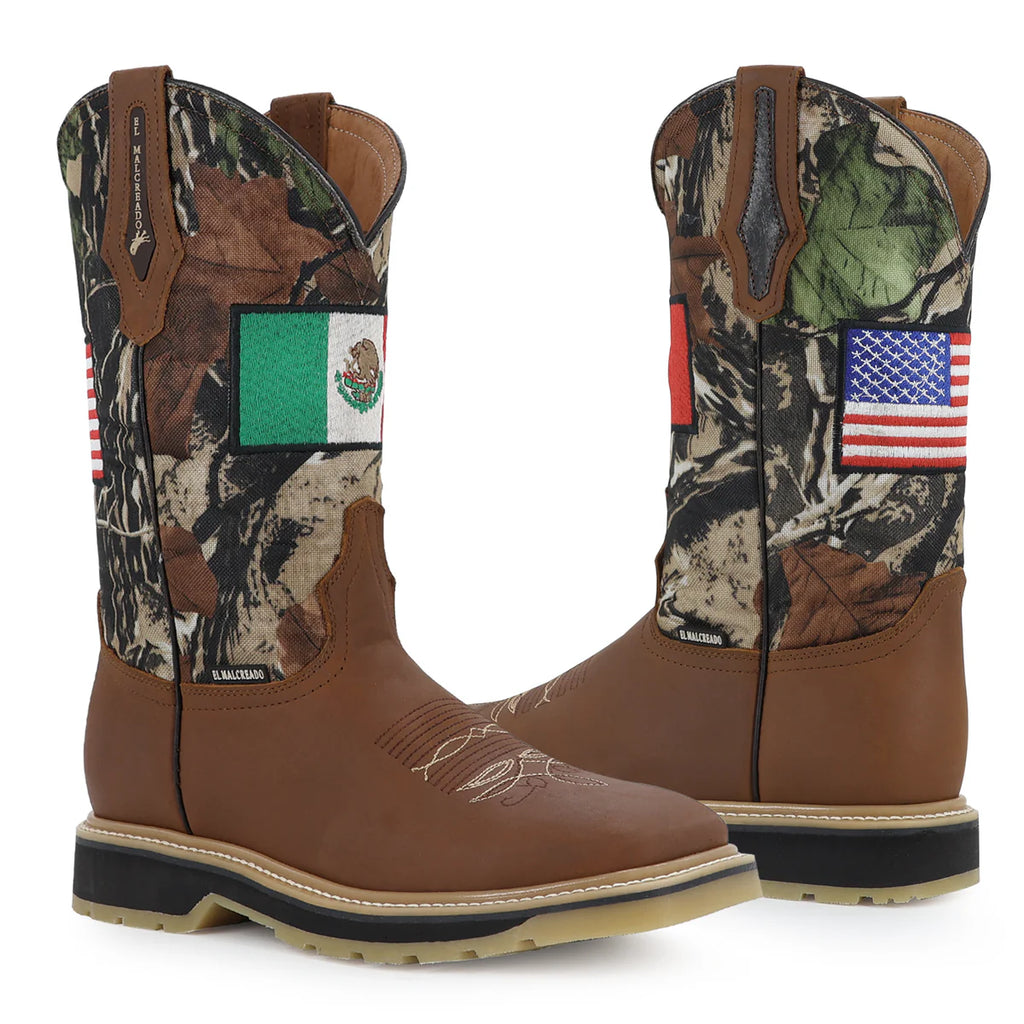 BOTA DE TRABAJO BOXER BAND MIEL