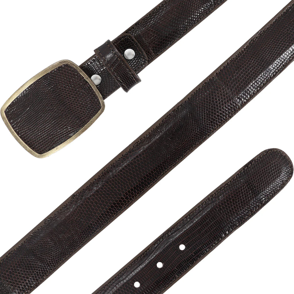 CINTURON HC PARA HOMBRE EN PIEL DE LIZZAR