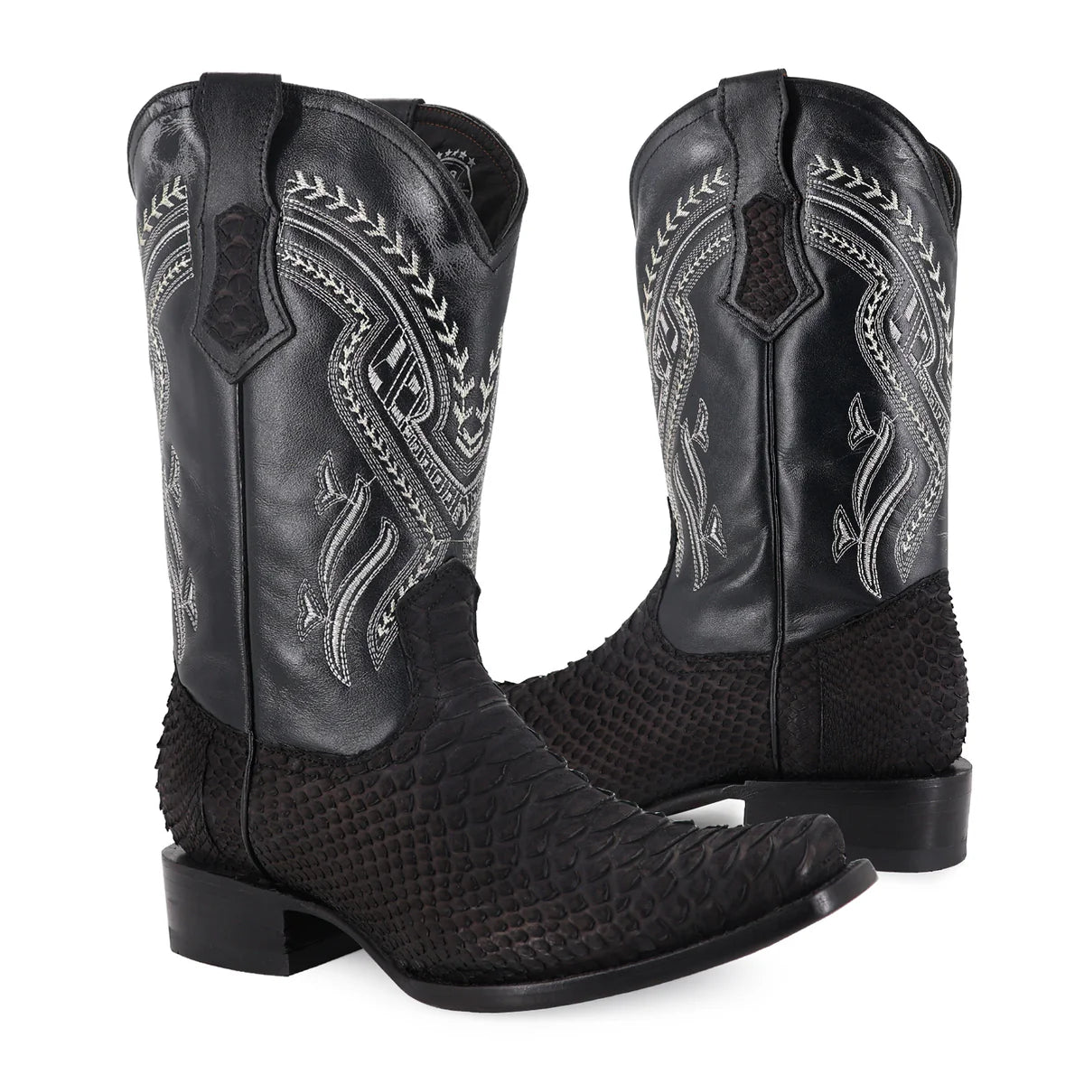 BOTA VAQUERA DUBÁI PITÓN NOBUCK NEGRO