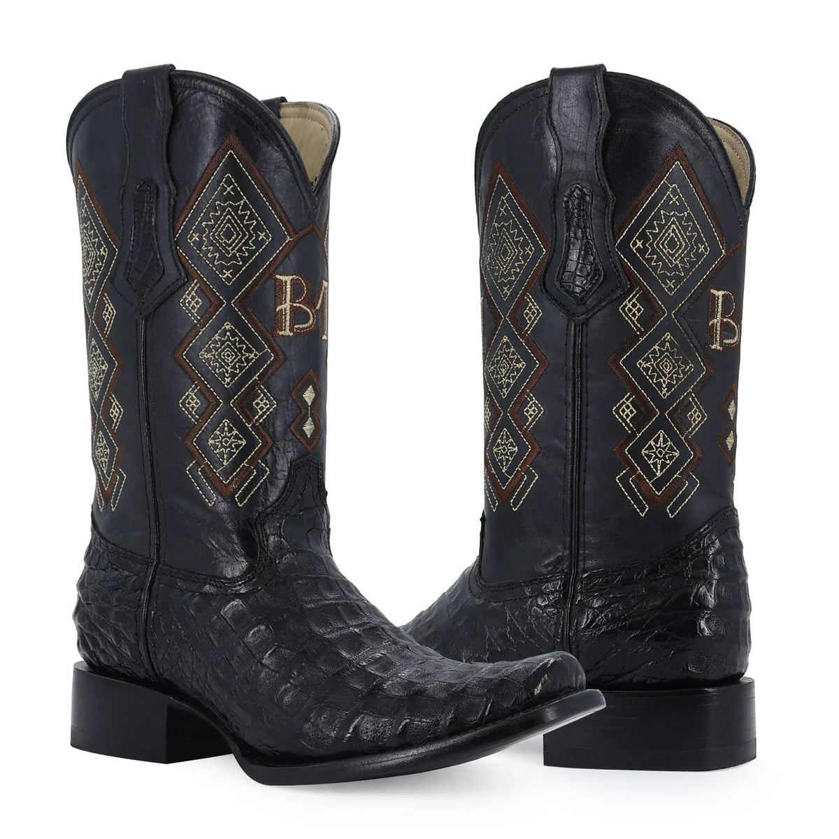 BOTA VAQUERA DUBAI COCO PANZA NEGRO