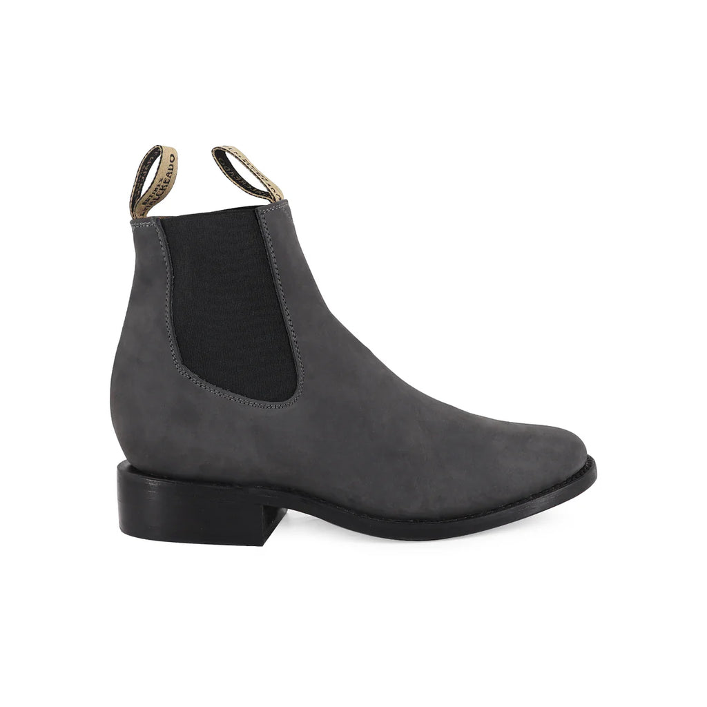 BOTÍN CHELSEA GRIS NOBUCK