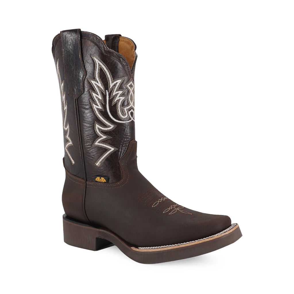 BOTA VAQUERA RODEO CRAZY SUELA POLIURETANO CHOCO