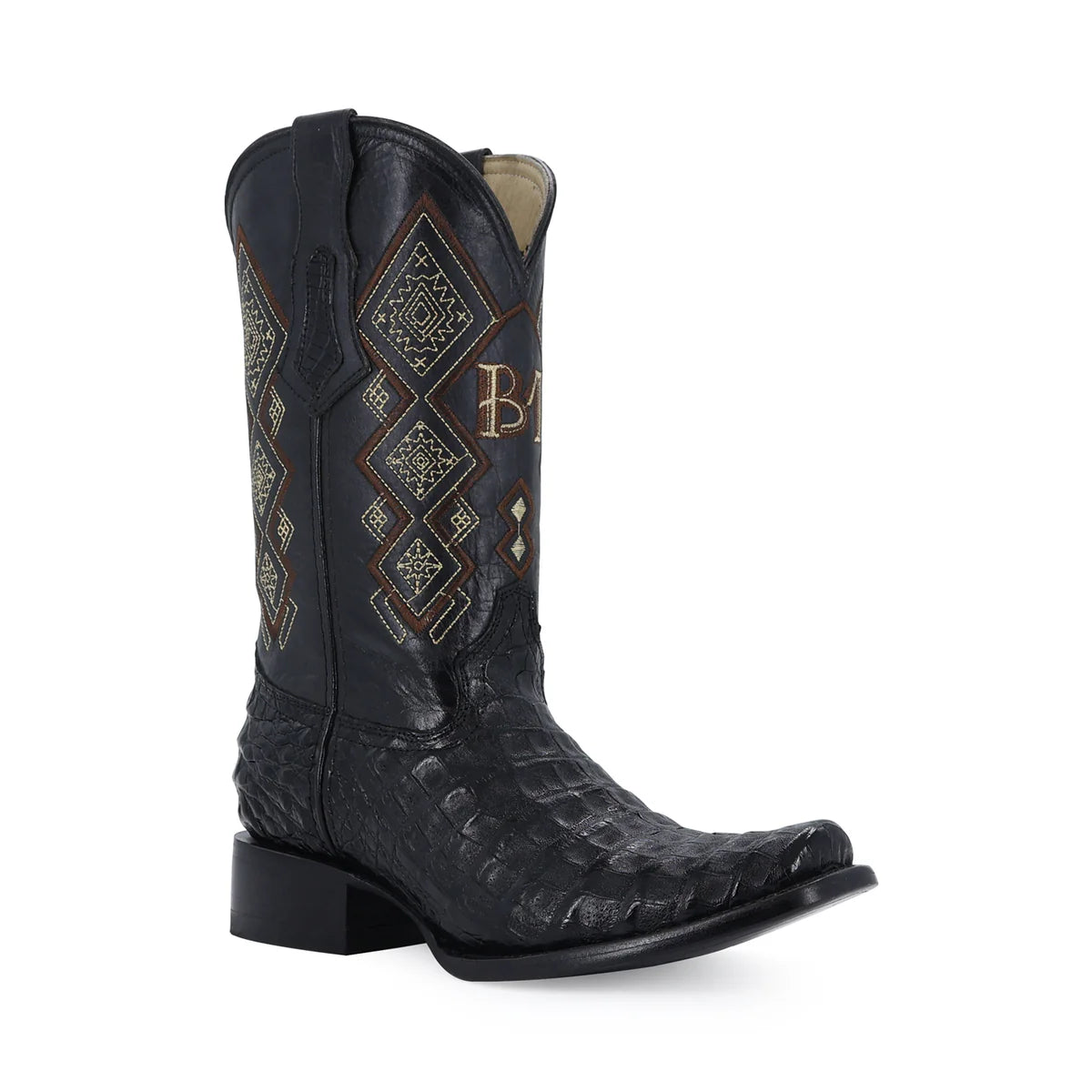 BOTA VAQUERA DUBAI COCO PANZA NEGRO