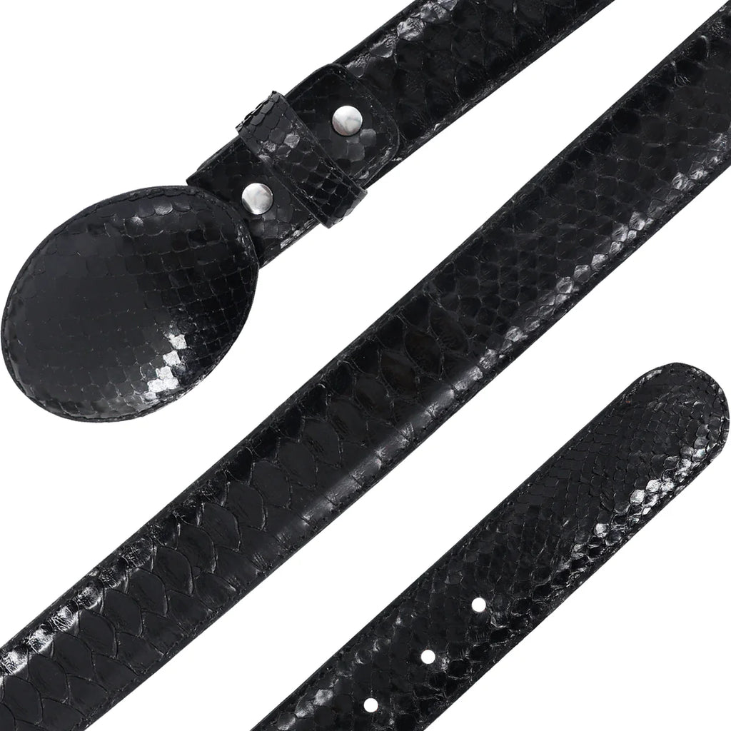 CINTURON VAQUERO PARA HOMBRE EN PIEL DE PITON